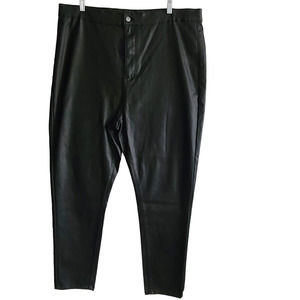 NASTY GAL Black High Rise Ankle Crop Coated‎ Skinny Jean NWT Women's 16